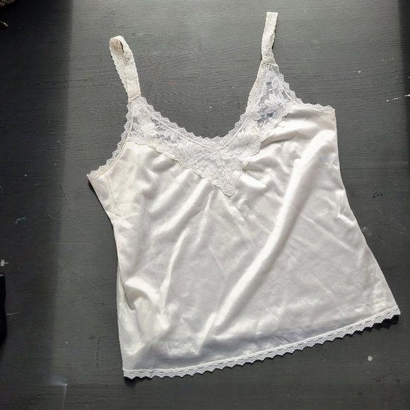 Vintage Maidenform Something Special White Cami Sleep top -  ILGWU - Picture 1 of 7